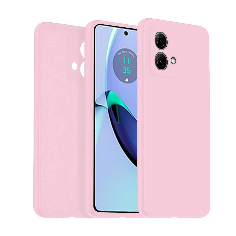 SDTEK for Motorola Moto G84 Case Premium Matte (Pink) Shockproof Cover - Slim Fit Protection