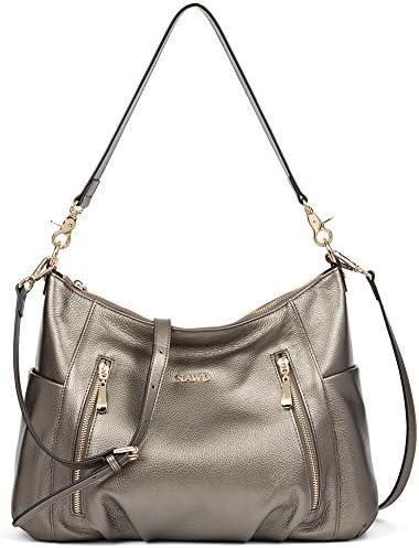 NAWO Women's Leather Hobo Handbags Purse Cross Body Totes Shoulder Top-Handle Bags