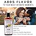 Amor Oral Vanilla Flavored Lube, Edible and Body Safe, Water-Based Personal Lubricant 4 Ounce Vanilla