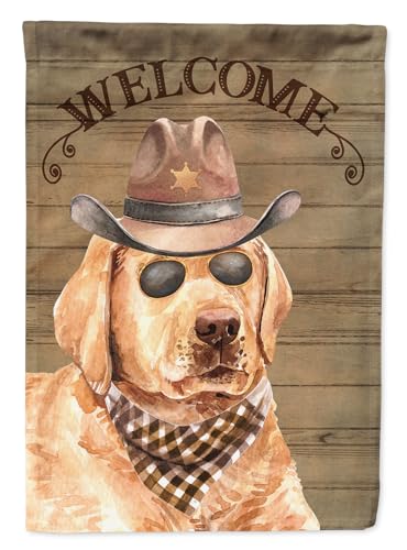 Caroline's Treasures CK6323CHF Labrador Retriever Country Dog House Flag Large…