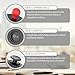 XDesign Fidget Cube 12 Sides Cube Attention Toy, Relieves Stress and Anxiety, Relax for Children and Adults, 12 Sided Fidget Dice Premium Quality 12 Sided Figit Cube Puzzle Toy, Black/Red