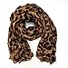 AllBueaty Fashion Women Ladies Brown Leopard Print Soft Long Stole Scarf Shawl Pashmina