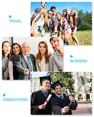 image for Selfie Stick Bluetooth, BlitzWolf Extendable Selfie Stick Tripod with 