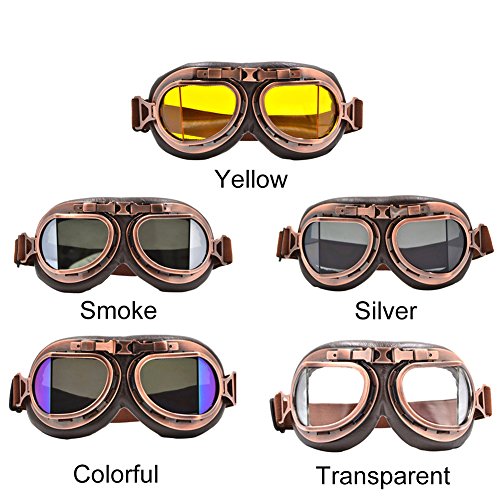 image for Molie Motorcycle Riding Goggles Mask, Anti-fog Snow-proof Anti-UV Wint