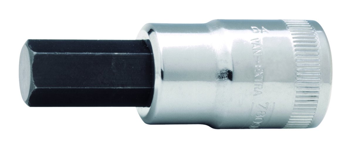Bahco 7809Z-3/16 Square Drive Socket Driver for Hex Head Screws, Silver, 3/16-Inch