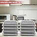 RV CM – Meal Prep Containers – With Premium Lids – {14 Pack – 28 Oz} – BPA Free, Microwave, Dishwasher and Freezer Safe– Reusable Food Storage Containers