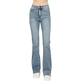 Judy Blue Tummy Control Embroidered Back Pocket Bootcut Jeans (Multiple Inseam Options) - Ivory Gem