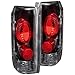 Anzo USA 211062 Ford Black Tail Light Assembly - (Sold in Pairs)