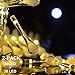 Binval Solar String Lights 2-Pack for Outdoor Patio Lawn Landscape Garden Home Wedding Holiday and Christmas Decorations[19.7feet - 6m - 30LED-Warm White]