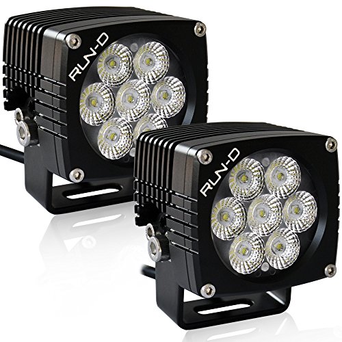 RUN-D 35W CREE LED Driving Lights 3'' Flood Off Road Work Light - 1 Pair