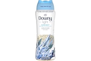 Downy Light Laundry Scent Booster Beads for Washer, Ocean Mist, 18.2 oz, with No Heavy Perfumes