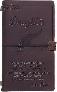 mother to daughter leather journal