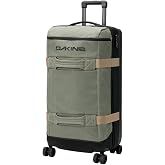 Dakine Split 4-Wheel Roller Luggage 87L, Spinner Travel Bag, Mulled Basil | Split-Level Organization, TSA Approved Lock, Four-Wheel Spinner Base, Retractable Handle, Locking Zippers, Cup Rest