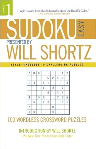 Sudoku Easy Presented By Will Shortz Volume 1 100 Wordless Crossword Puzzles Shortz Will 9780312355029 Books Amazon Ca