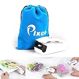 Pixco Mini Portable Heat Sealer Handheld Plastic Bag Sealing Machine Home Use Electric Heating Tool + Premium Bag