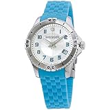 Wenger Femme Mother of Pearl Dial Silicone Strap Ladies Watch 01.0121.107