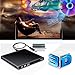 External Blu Ray DVD Drive 3D,Bluray Disc USB 3.0 Burner Reader Slim BD CD DVD RW ROM Writer Player for iMac PC Laptop MacOS Windows 7 8 10 XP