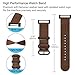 Fintie Suunto Watch Band Compatible with Core, Leather Strap Replacement Wrist Bands with Metal Clasp Compatible with Suunto Core Smart Watch, Vintage Brown