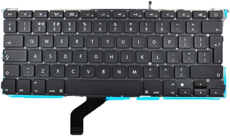 SDENSHI New UK English Layout Keyboard with Backlight for MacBook Pro 13inch A1425