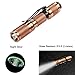 LUMINTOP Copper Tool AAA 80 Lumens mini EDC flashlight +1XAAA battery Nichia 219BT Mini Hand Light Keychain Flashlights
