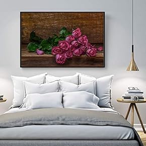 Floating Framed Canvas Wall Art for Living Room, Bedroom Still Life Canvas Prints for Home Decoration Ready to Hang - 16x24 inches