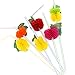 Royal Assorted Paper Fruit Straw, Package of 144