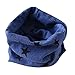 Sannysis Autumn Winter Boys Girls Collar Baby Scarf Cotton Warmer Neck Scarf (Blue)