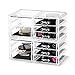 Imaison Home Makeup Organizer and Jewelry Organizer and Acrylic Makeup Organizer,Cosmetic Organizers Storage，4 Pieces 11 Drawers Set