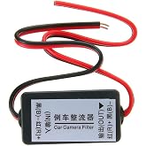 Car Rear View Rectifier, fits for Germany/American Car Series, 12V DC Power Relay Capacitor Filter Connector for Backup Camera Rectifier Auto Car Camera Filter Light Modification