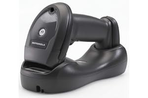 MOTOROLA Zebra Symbol LI4278 Wireless Bluetooth Barcode Scanner with Cradle and USB Cables,Black