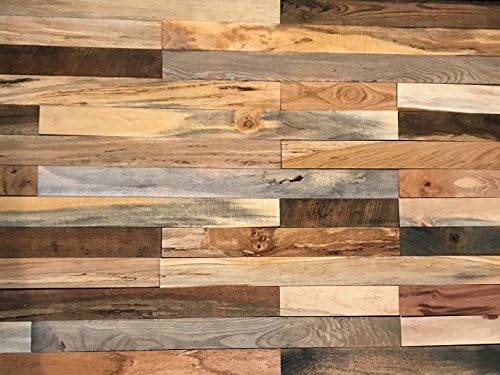 macLEDs PLANK-10SF-mixed 10 Sq. ft. Distressed Wood Wall Planks