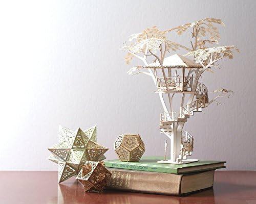 Tiki Tree House Model Kit, 12" Tall, Laser Cut Parts