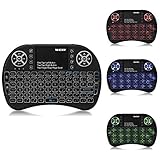 Backlit Mini Keyboard Touchpad Mouse AMGUR Mini Wireless Keyboard With Touchpad and Multimedia Keys for Android TV Box HTPC PS3 XBOX360 Smart Phone Tablet Mac Linux Windows OS