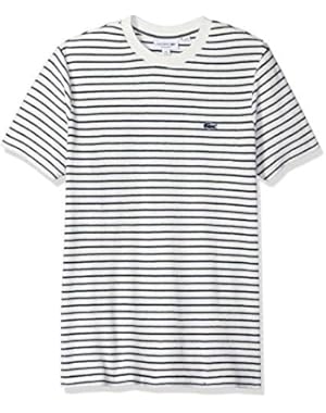 Men's Short Sleeve Reg Fit Blue Pack Striped French Terry Tee