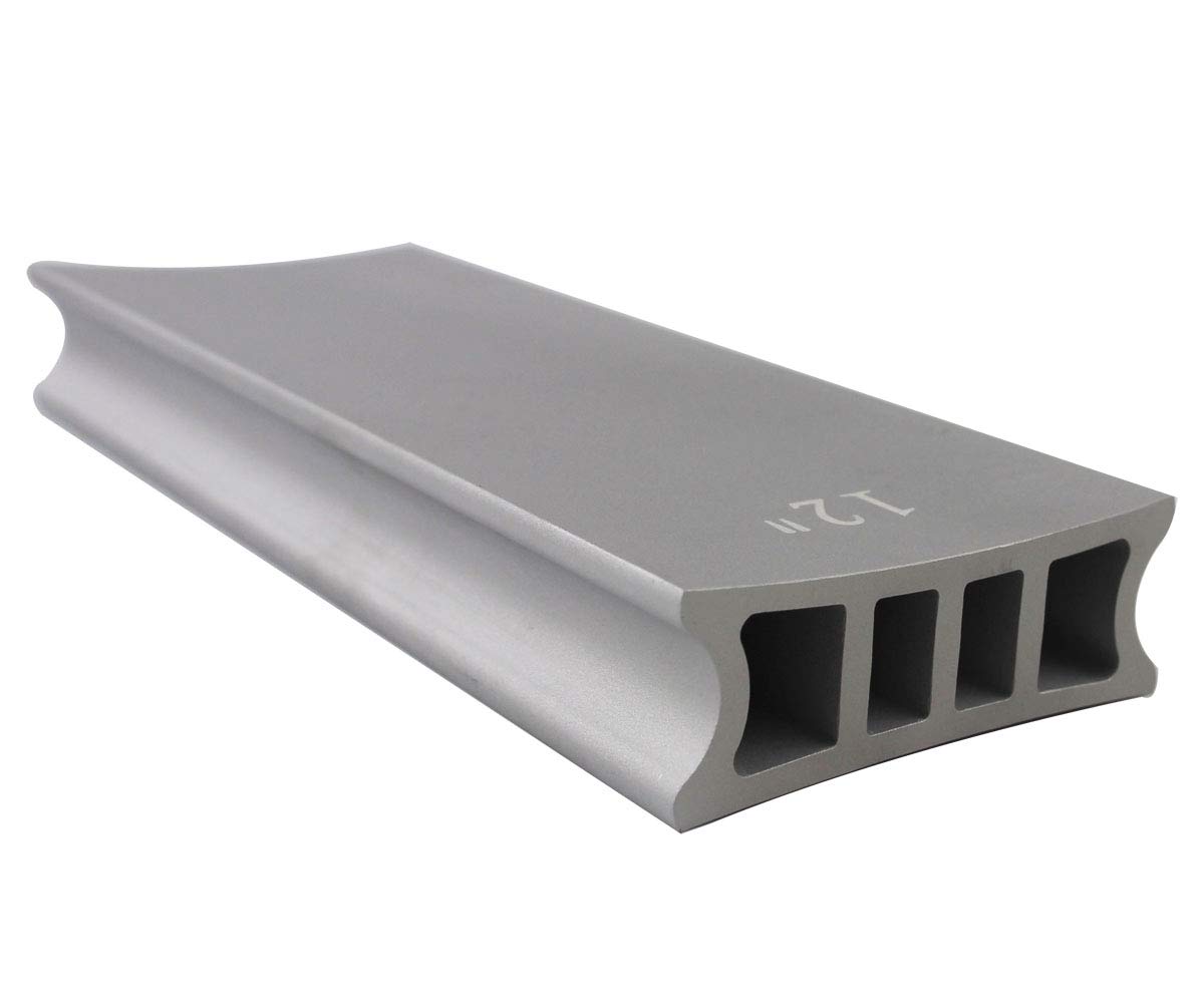 Guyker Two-Way Radius Sanding Block for Fret Leveling Fingerboard - Aluminum Sanding Beam Luthier Tool for Guitar & Bass Repair & Maintenance CNC Machined (1 Piece, Radius 12” + 16”)