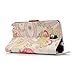 Note 3 Case, Galaxy Note 3 Case - Mavis's Diary Wallet Type Fashion Style Flower PU Leather Series Magnet Design Cover with Kickstand Card Holders for Samsung Galaxy Note 3 SM-N9000 - Butterfly