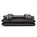 LOYOMA Womens Skull Print Rivet PU Leather Shoulder Bags Tote Purse Handbag (Black Style-2)