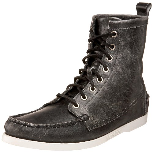 Sebago Lighthouse Tinsel Black Leather Ankle Boots Lace Up Men\'s US 9 M Dark Brown Men main image 3