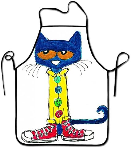 Liubajsdj-Waist Adjustable Professional Apron Kitchen Pete The Cat Woman Aprons Comfortable Perfect For Cooking Guide
