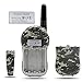 Walkie Talkies for Kids - QNIGLO Kids Walkie Talkie Q168 Two-Way Radio Long Range 3 Miles Range 22 Channels Walkie Talkies for Boys Girls (Camouflage Green)