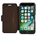 OTTERBOX Strada Series Case for iPhone 8 Plus & iPhone 7 Plus (ONLY) - Frustration FRĒe Packaging - Espresso (Dark Brown/Worn Brown Leather)