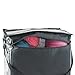 Houseables Knitting Bag, Crochet Organizer, Yarn Tote, 1 Pack, Clear, 6 Compartments, Crocheting Supplies, Knit Accessories, Drawstring, Needles Holder, Thread Dispenser, Storage Box, with Zippers