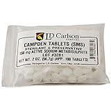 Midwest Homebrewing and Winemaking Supplies Camden Tablets (Sodium Met bisulfite 2oz)