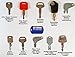 Keyman 10 Heavy Equipment Construction Keys Set / Construction Ignition Key Set (10 keys)