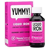 NovaFerrum Pediatric Drops Liquid Iron Supplement for Infants and Toddlers 120 mL