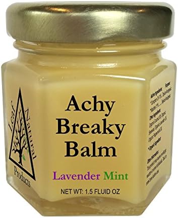 Achy Breaky Balm - Organic Sore Muscle Rub, 1.5 Fl Oz, Lavender Mint