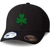 Flexfit Hats for Men & Women Shamrock St Patrick's Ireland Dad Hat Baseball Cap Polyester