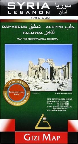 Syria & Lebanon Geographic Map: GIZI.805G