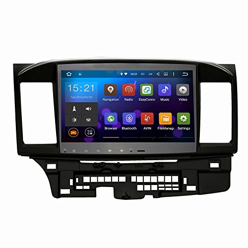 Click Here to See More Images SYGAV Android 5.1.1 Lollipop Quad Core 10.2 Inch In-dash Car Stereo Video Player 2 Din 1024x600 GPS Nav Sat for Mitsubishi Lancer Galant with Wifi Bluetooth Radio