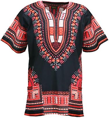 Dashiki Shirt Tribal African Caftan Boho Unisex Top Shirt
